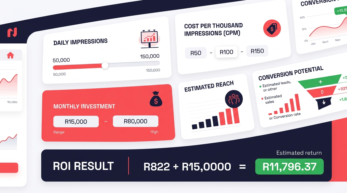 Digital billboard ROI calculator